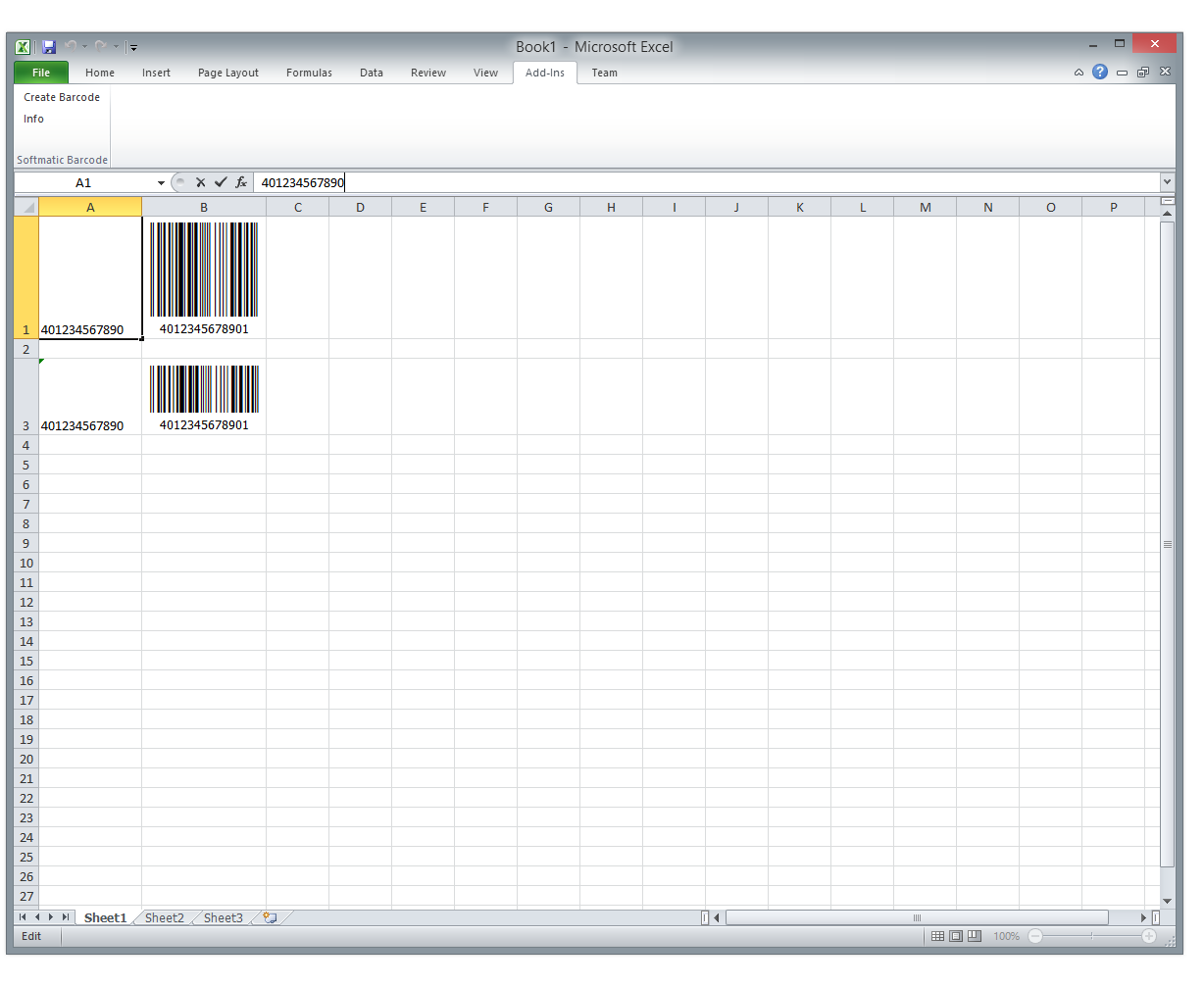 Ean 813 Barcodes In Excel Best Practices 6936