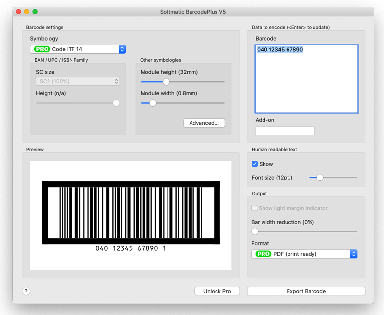 softmatic barcode extension for illustrator free download