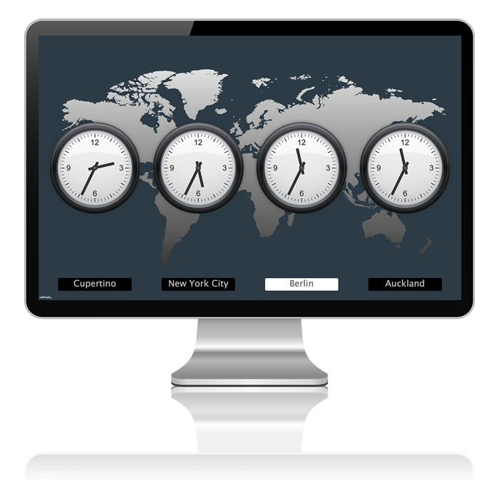 Мировое время. Мировые часы. Часы с разными часовыми поясами. Мировые часы с секундами.